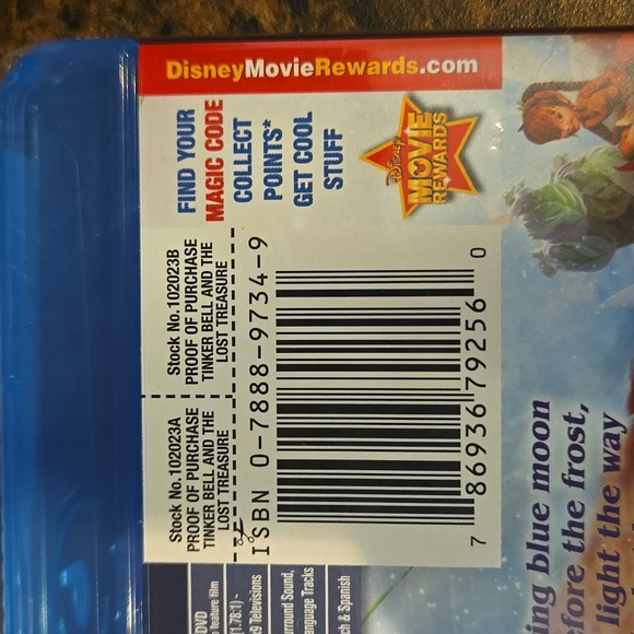 Walt Disney Pictures Tinker Bell and the Lost Treasure Blu-ray DVD Combo Pack - Picture 3 of 3